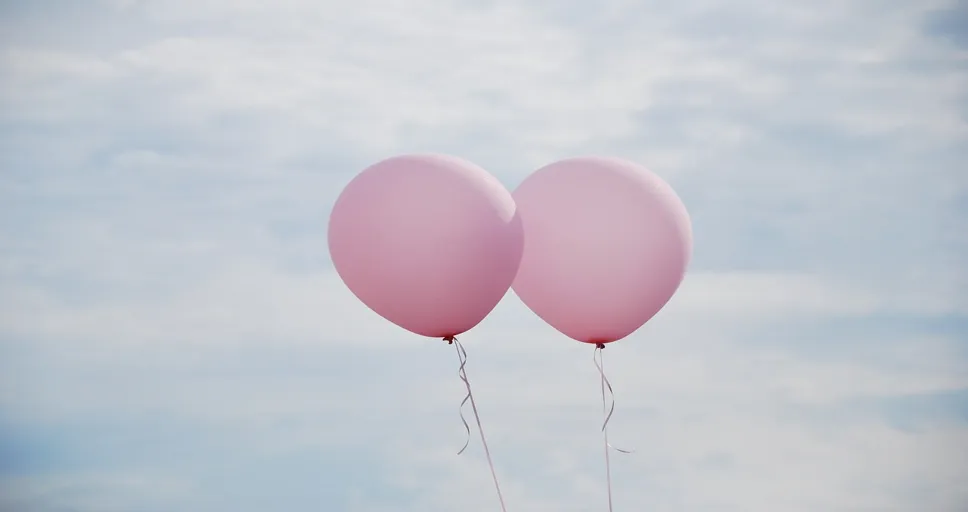 dating a man with kids and feeling left out - balloons, heaven, love