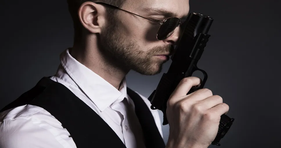 how to make your ex miserable - man, gun, gangster