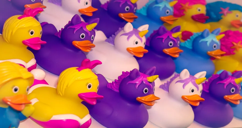 how to find a unicorn - duck, bath duck, squeaky duck