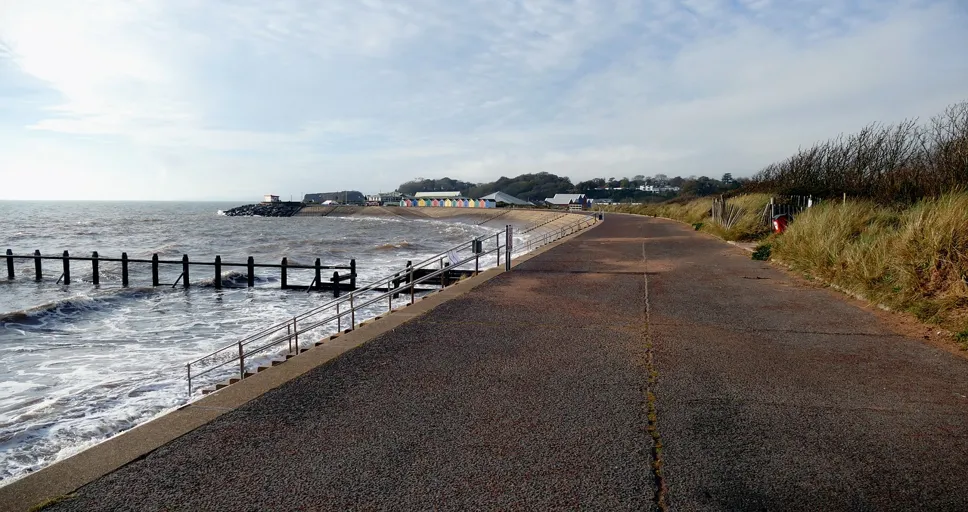 signs his ex wife wants him back - dawlish warren, blue sky, devon