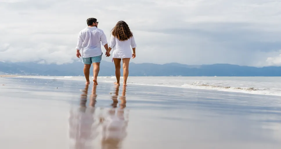 he pulled away but still contacts me - beach, nature, couple